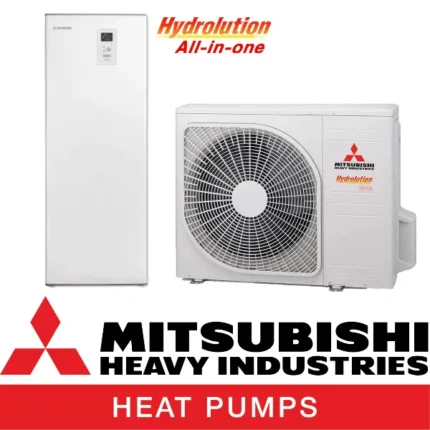 Термопомпа Mitsubishi Heavy Industries HMA100-S / FDCW100VNX-A Hydrolution All-in-one, 11 kW, отопление, охлаждане и БГВ